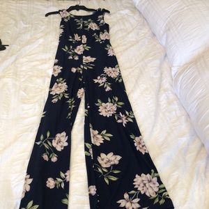 Nine Britton floral navy jumpsuit